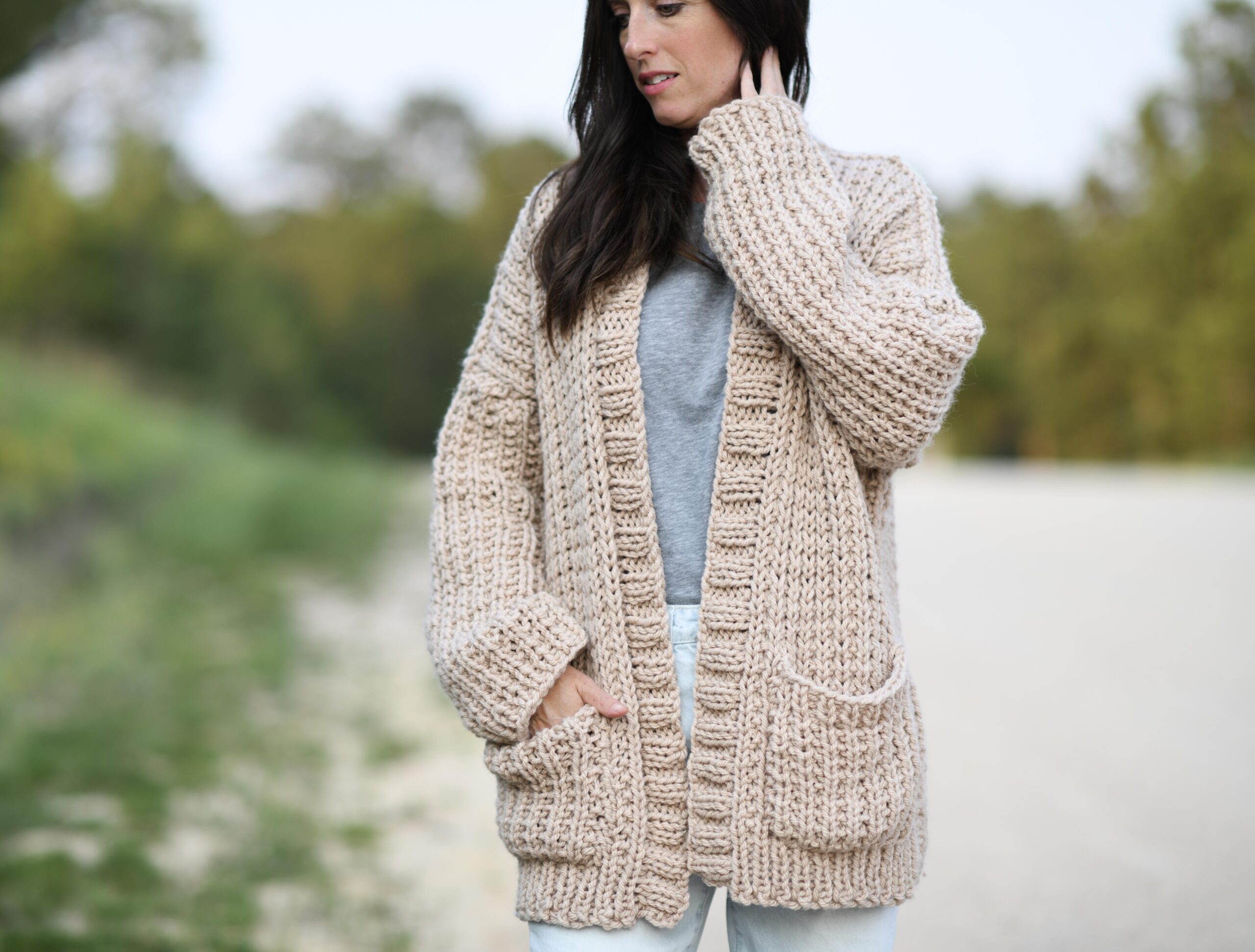 Terredemarins -Terredemarins Ribbed Knit Cardigan Pattern 9 scaled 1