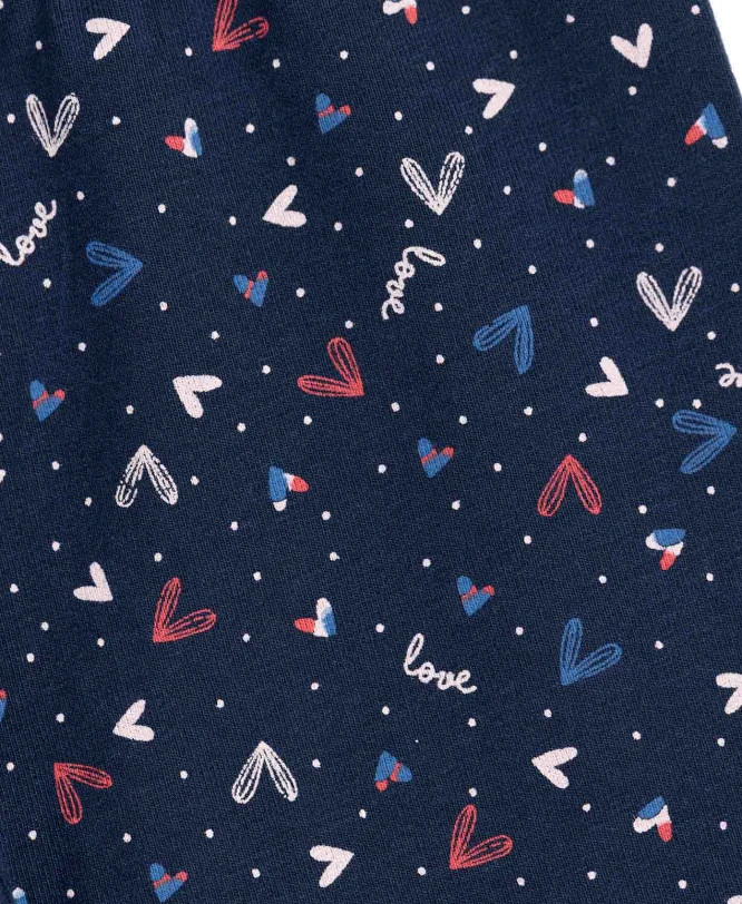 Legging Fille Bleu Marine Imprimé - Confort Extensible 5 Legging Fille Bleu Marine Imprimé - Confort Extensible – Image 3