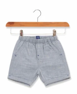Ensemble EGOZINO Bébé Garçon : T-shirt à Rayures et Short en Twill -Terredemarins prod 10112 ens short haut fond blanc raye bleu egozino 666x812 fc7ea0111e0b