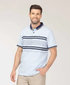 Polo Homme Bleu Ottawa - Style Casual Chic et Moderne