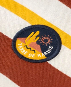 Polo Odelino à Rayures pour Garçon - Style Marin Élégant -Terredemarins prod 10127 polo mc fond grege raye multicolore odelino 666x812 fc7ea0111e0b