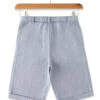 Bermuda en Twill Bleu pour Garçon avec Taille Ajustable -Terredemarins prod 10149 bermuda bleu gris solino 666x812 fc7ea0111e0b