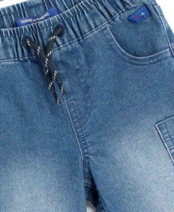 Bermuda en Jean Clair pour Garçon - Short Denim Souple et Confortable -Terredemarins prod 10153 bermuda denim clair sofane 666x812 fc7ea0111e0b