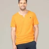 Tee-shirt Henley Orange Clair pour Homme - Maille Flammée & Style Authentique -Terredemarins prod 10200 tee shirt mc orange clair agor 666x812 fc7ea0111e0b