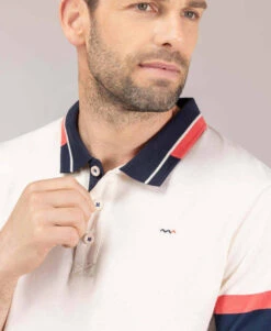 Polo ORPHENI Grège à Manches Courtes - Détails Fantaisie Homme -Terredemarins prod 10245 polo mc grege orpheni 666x812 fc7ea0111e0b