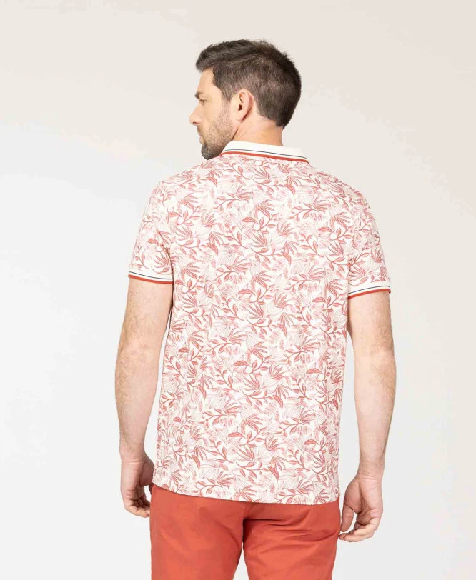 Polo Omrane Homme à Manches Courtes avec Imprimé Exclusif 4 Polo Omrane Homme à Manches Courtes avec Imprimé Exclusif – Image 2