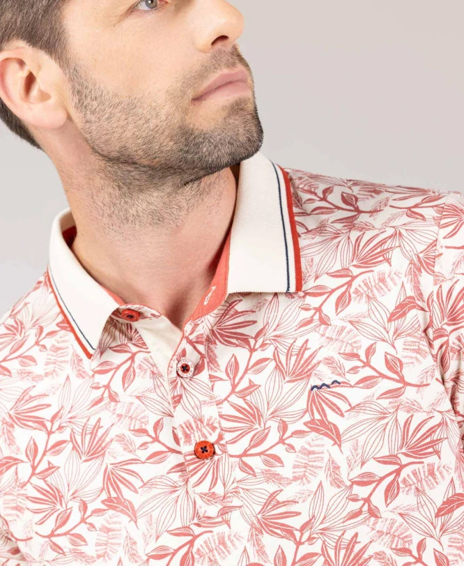 Polo Omrane Homme à Manches Courtes avec Imprimé Exclusif 5 Polo Omrane Homme à Manches Courtes avec Imprimé Exclusif – Image 3