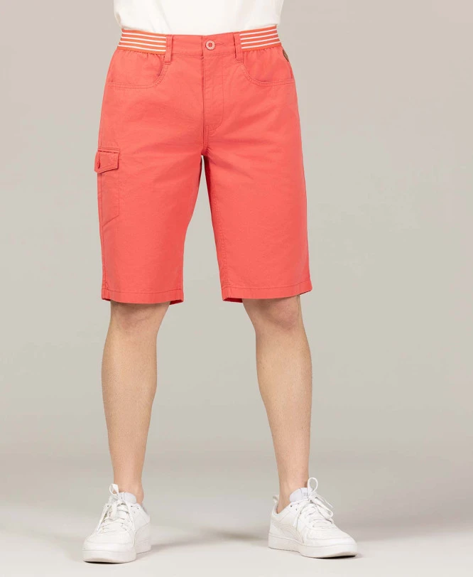 Bermuda Corail Homme KEVRO2 - Short Confortable à Taille Élastiquée 2 Bermuda Corail Homme KEVRO2 - Short Confortable à Taille Élastiquée