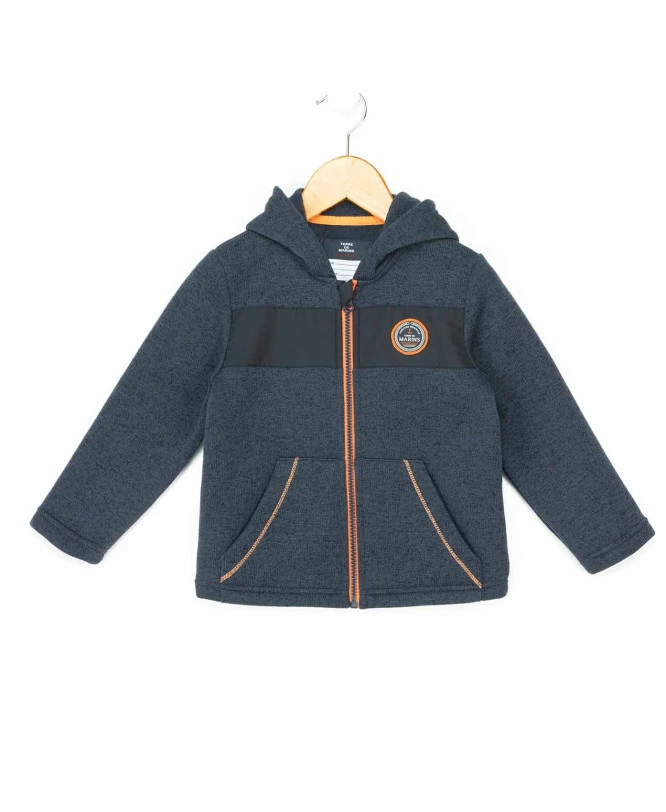 Veste Polaire Garçon Terre de Marins - Modèle BILOY Bleu Marine 3 Veste Polaire Garçon Terre de Marins - Modèle BILOY Bleu Marine
