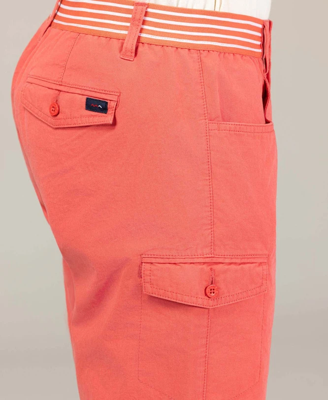 Bermuda Corail Homme KEVRO2 - Short Confortable à Taille Élastiquée 4 Bermuda Corail Homme KEVRO2 - Short Confortable à Taille Élastiquée – Image 3