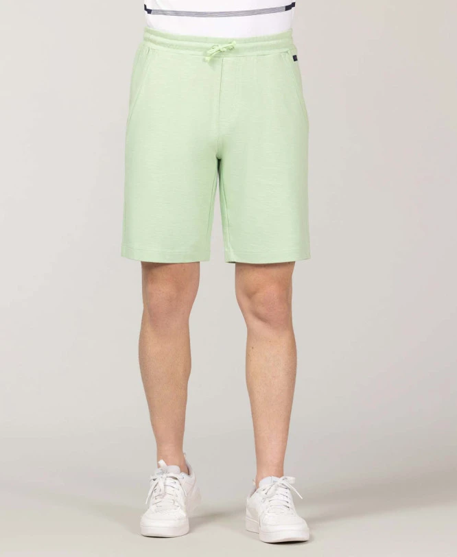 Bermuda Vert Pistache pour Homme - Short d'Été avec Taille Élastiquée 3 Bermuda Vert Pistache pour Homme - Short d'Été avec Taille Élastiquée