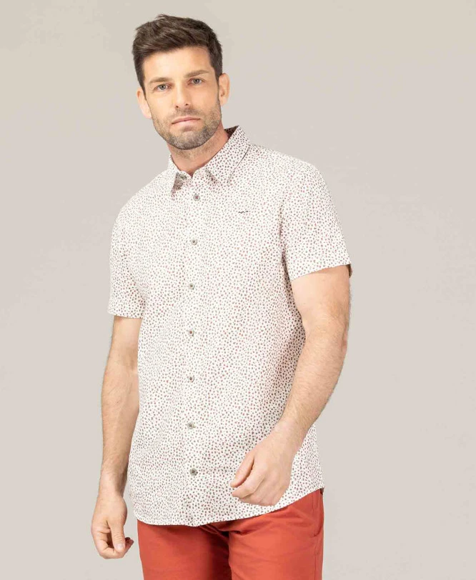 Chemise CARIF à Manches Courtes avec Imprimé Exclusif 3 Chemise CARIF à Manches Courtes avec Imprimé Exclusif