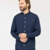 Chemise Oxford Homme Coupe Droite Indigo avec Détails Raffinés -Terredemarins prod 10408 chemise chemisier ml indigo charley 666x812 fc7ea0111e0b