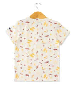 T-Shirt Garçon en Coton Recyclé à Imprimé Multicolore et Détails Bois -Terredemarins prod 10475 tee shirt mc imprime grege theron 666x812 fc7ea0111e0b