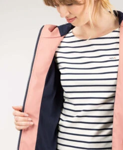 Terre de Marins Ciré Vieux Rose Femme - Modèle Iconique FECIREC -Terredemarins prod 10505 imper cire vieux rose fecirec 666x812 fc7ea0111e0b