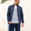 Veste Bi-matière Homme Bleu Marine - Style Casual et Confort Thermique -Terredemarins prod 10582 veste ml indigo jortou 666x812 fc7ea0111e0b