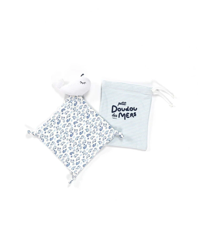 Doudou Baleine Bleu Marine avec Sac de Transport Assorti 4 Doudou Baleine Bleu Marine avec Sac de Transport Assorti – Image 2