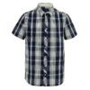Charlely Chemise Homme à Carreaux - Manches Courtes et Style Casual Chic 1 Charlely Chemise Homme à Carreaux - Manches Courtes et Style Casual Chic -Terredemarins prod 10653 chemise chemisier mc carreaux indigo charlely 666x812 fc7ea0111e0b