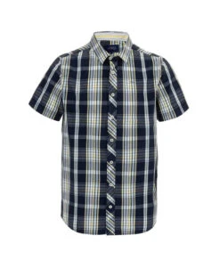 Charlely Chemise Homme à Carreaux - Manches Courtes et Style Casual Chic