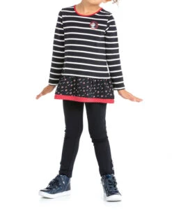 Legging Long Bleu Marine pour Fille - Confort et Polyvalence au Quotidien