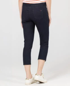 Pantacourt Femme en Jean Bleu Stretch à Taille Ajustable -Terredemarins prod 10731 pantacourt denim bleu cion2 666x812 fc7ea0111e0b