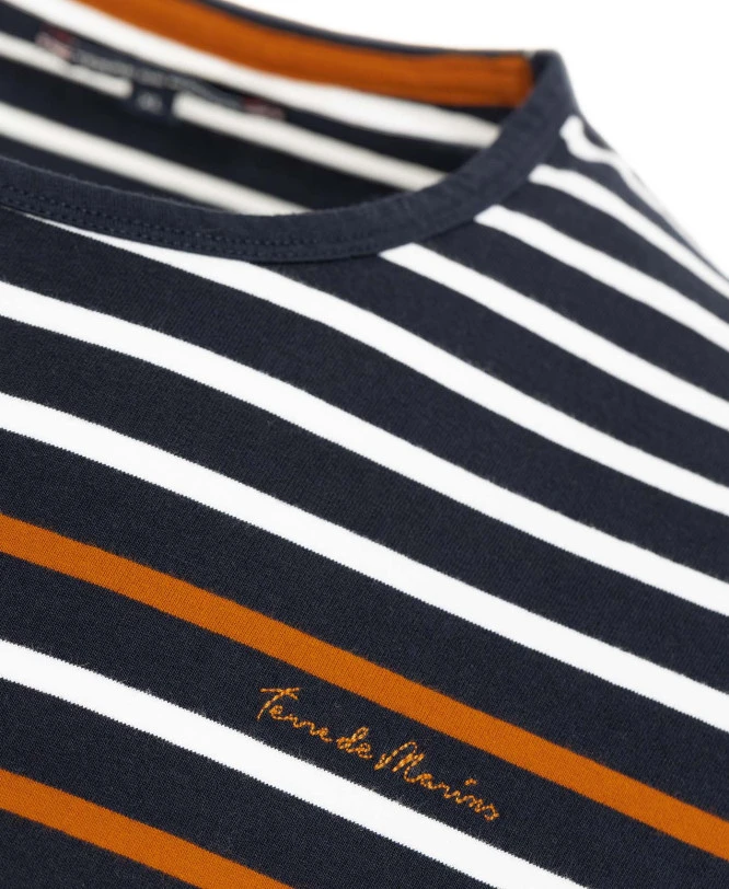 T-shirt Rayé Manches Longues Homme - Style Marinière Classique 5 T-shirt Rayé Manches Longues Homme - Style Marinière Classique – Image 3