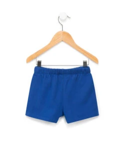 Short en Molleton Bleu Vif pour Fille - 100% Coton Confortable -Terredemarins prod 4202 short bleu vif xavam 666x812 fc7ea0111e0b