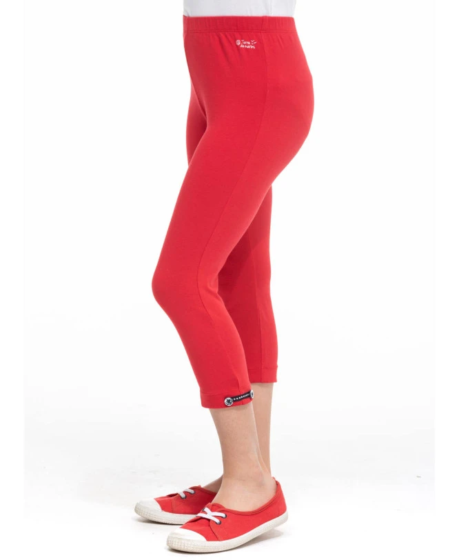 Legging Court Rouge Fille Makeba - Confort et Style 3 Legging Court Rouge Fille Makeba - Confort et Style