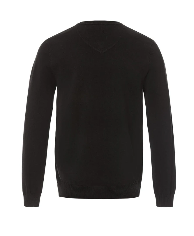 Pull Col V Noir pour Homme - Style Intemporel et Confort Quotidien 4 Pull Col V Noir pour Homme - Style Intemporel et Confort Quotidien – Image 2