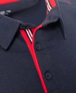 Polo Homme Bleu Marine à Manches Courtes - Style Chic et Intemporel ULDON -Terredemarins prod 4461 polo mc marine uldon 666x812 fc7ea0111e0b