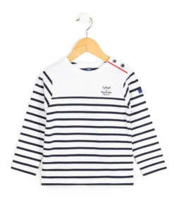 Marinière Authentique pour Bébé Garçon - Style Marin Classique