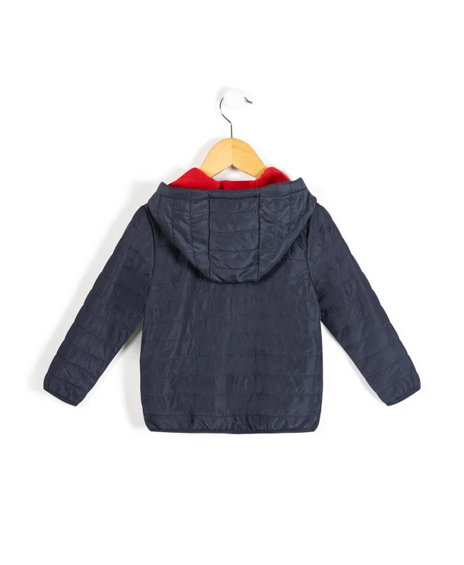 Veste à Capuche Matelassée Bleu Marine pour Garçon - Confort et Chaleur 4 Veste à Capuche Matelassée Bleu Marine pour Garçon - Confort et Chaleur – Image 2
