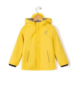 Ciré Marin Jaune pour Enfant - Imperméable avec Doublure Rayée