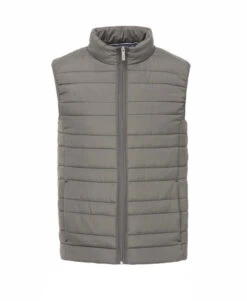 Doudoune Sans Manches Matelassée Kaki Foncé pour Homme