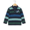 Polo Garçon à Manches Longues Rayé Multicolore - 100% Coton -Terredemarins prod 4653 polo ml fond bleu raye multicolor baturo 666x812 fc7ea0111e0b