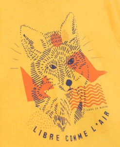 Canili Boys' Honey Yellow Long Sleeve T-Shirt with Graphic Print -Terredemarins prod 4658 tee shirt ml jaune miel canili 666x812 fc7ea0111e0b