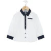 Chemise Blanche Élégante pour Garçon avec Détails Contrastés et Effet Cravate 1 Chemise Blanche Élégante pour Garçon avec Détails Contrastés et Effet Cravate -Terredemarins prod 4862 chemise chemisier ml blanc optique fadro 666x812 fc7ea0111e0b