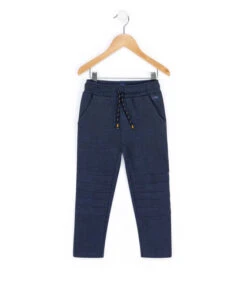 Pantalon Jogging Garçon Molleton Bleu Marine - Confort et Style