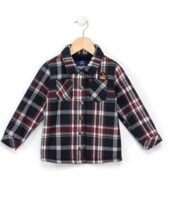 Veste Chemise à Carreaux pour Garçon - Style et Chaleur Doublée Polaire