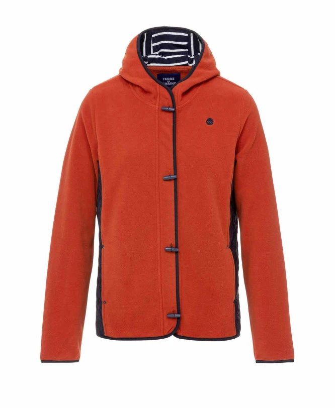 Veste Polaire à Capuche Femme - Style Matelassé et Confort Thermique 3 Veste Polaire à Capuche Femme - Style Matelassé et Confort Thermique