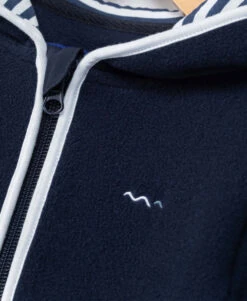 Veste Polaire à Capuche Bleu Marine pour Fille - Confortable et Chaude -Terredemarins prod 5026 veste polaire indigo poska 666x812 fc7ea0111e0b