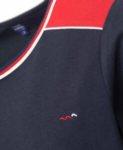 Robe Mi-Longue Bleu Marine à Manches Longues et Poches Latérales -Terredemarins prod 5108 robe ml indigo cirra 666x812 fc7ea0111e0b