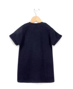 Robe Sweat Fille Bleu Marine en Molleton Doux 6 Robe Sweat Fille Bleu Marine en Molleton Doux -Terredemarins prod 5110 robe mc bleu indigo ipali 666x812 fc7ea0111e0b