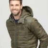 Doudoune Homme Kaki à Capuche Matelassée - Confort et Chaleur Hivernale 2 Doudoune Homme Kaki à Capuche Matelassée - Confort et Chaleur Hivernale -Terredemarins prod 5244 doudoune kaki kamix 666x812 fc7ea0111e0b