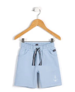 Bermuda en Molleton Bleu Ciel pour Garçon - Confort et Style