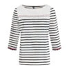 Marinière Femme Manches 3/4 - Tee-shirt 100% Coton Rayé Marine -Terredemarins prod 545 tee shirt m3 4 fond naturel raye marine aris 666x812 fc7ea0111e0b