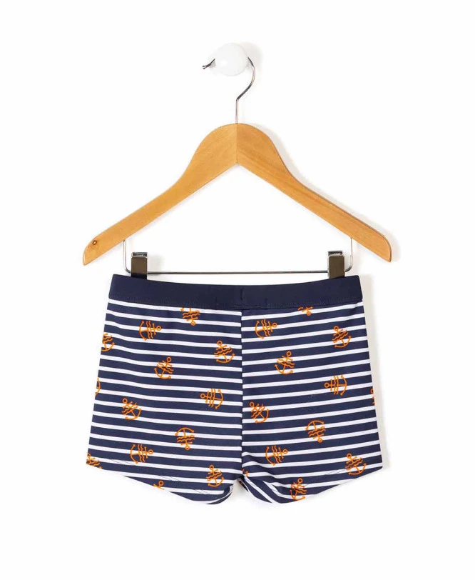 Boxer de Bain Rayé pour Garçon - Confort et Style Aquatique 4 Boxer de Bain Rayé pour Garçon - Confort et Style Aquatique – Image 2