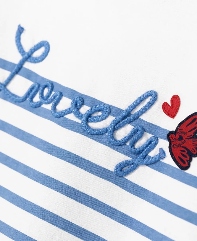 Girls' Optic White Short Sleeve Ruffle T-Shirt - Easy Dressing Design 5 Girls' Optic White Short Sleeve Ruffle T-Shirt - Easy Dressing Design – Image 3