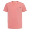 Gator T-shirt Homme à Col Tunisien et Poche Poitrine - Rose Indien -Terredemarins prod 5608 tee shirt mc rose indien gator 666x812 fc7ea0111e0b
