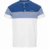 Polo Homme Col Mao à Rayures Poitrine - Blanc et Bleu 2 Polo Homme Col Mao à Rayures Poitrine - Blanc et Bleu -Terredemarins prod 5768 polo mc naturel bleu gordan 666x812 fc7ea0111e0b